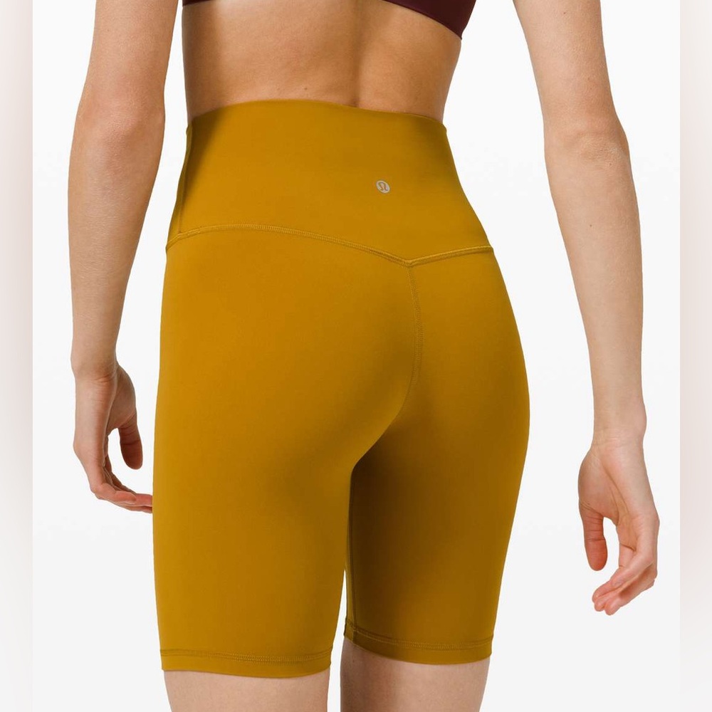 Lululemon Align Short 8" - Gold Spice Turmeric plus size 18